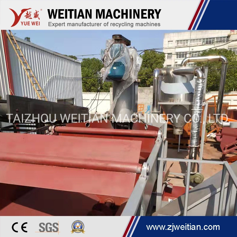 Automatic Pet PP PE Milk Bottles Plastic Buckets Baskets Crushing Washing Recycling Machine Line