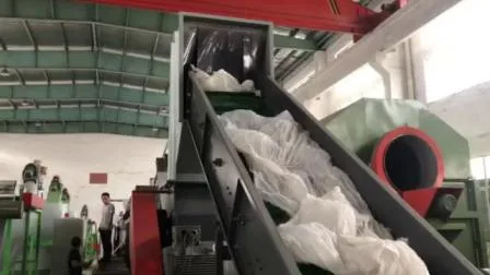 Déchets agricoles en plastique LDPE film sac à provisions lavage ligne de recyclage