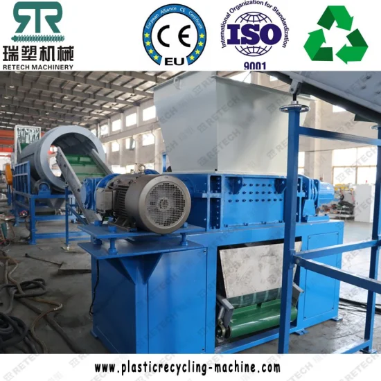 Retech PP PE HDPE LDPE Film plastique Film agricole Sacs tissés Concassage Lavage Déshydratation Recyclage Pelletisation Machine